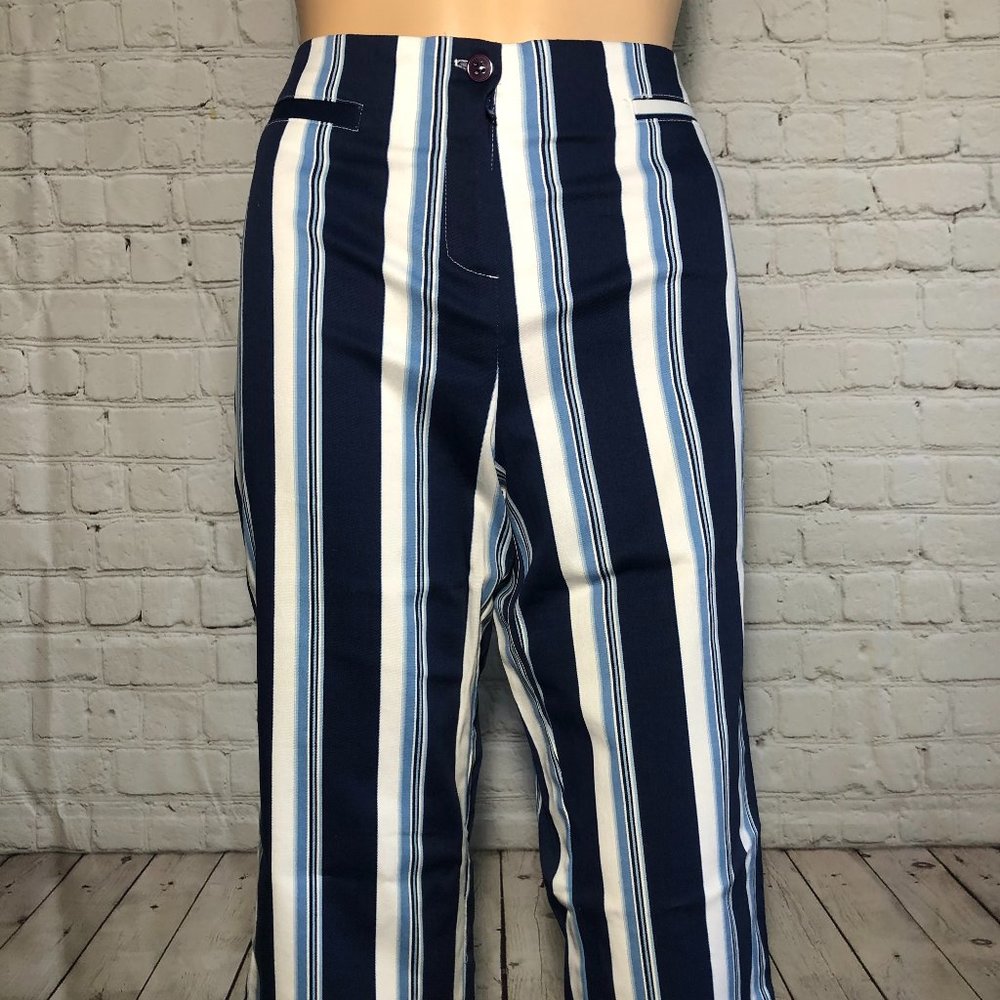 Star City Striped Vintage capri pant NEW